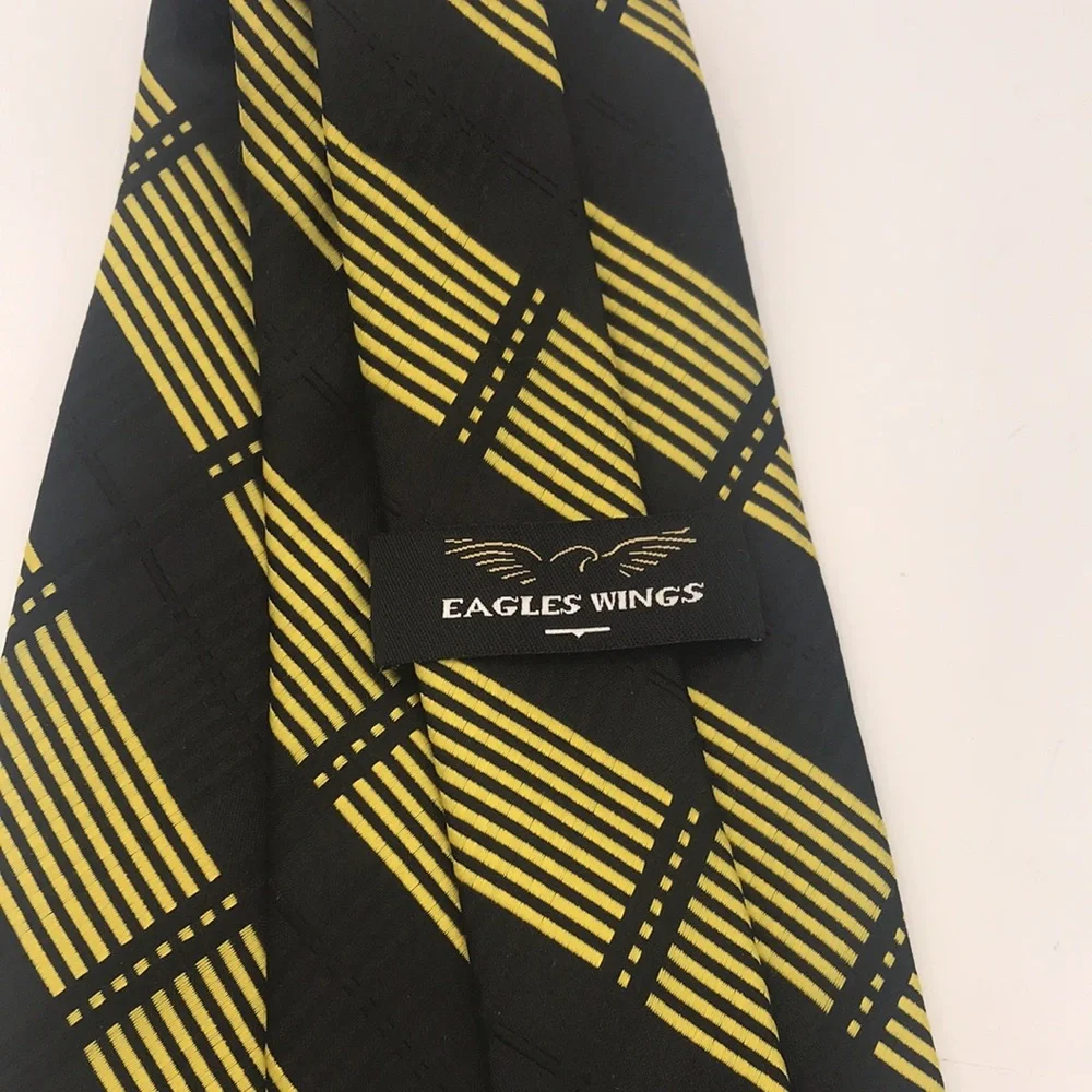 Eagles‎ Wings U.S. ARMY Mens Necktie Black Gold